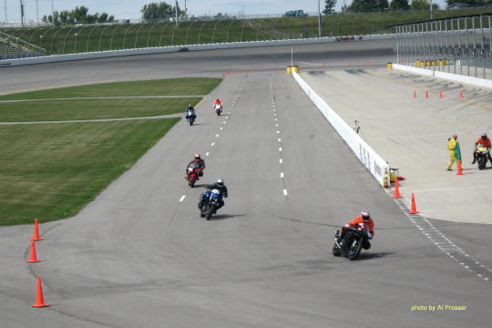 Group coming up front straight