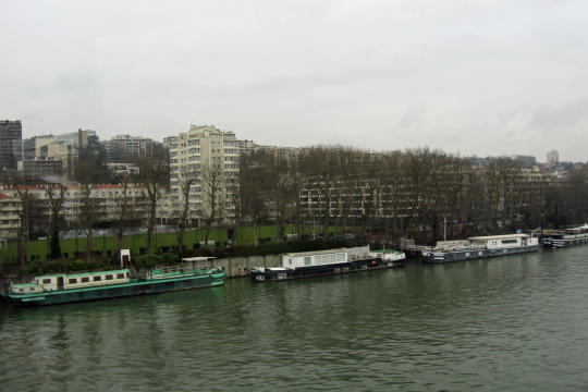 Paris apartments by river
