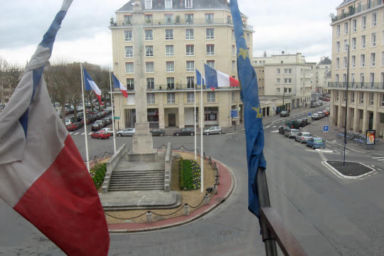 View from Hotel in Caen