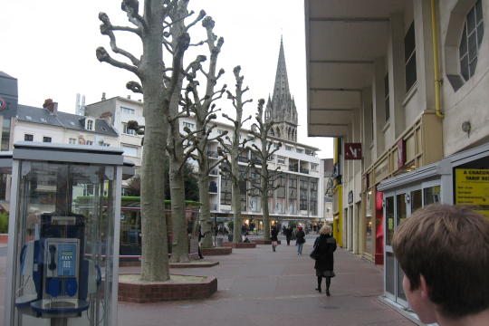 Walking in Caen
