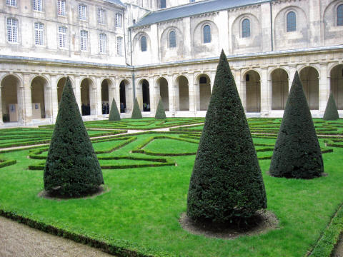Courtyard Inside Men's Abbey in Caen
