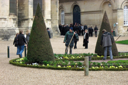 Garden Outside Men's Abbey in Caen
