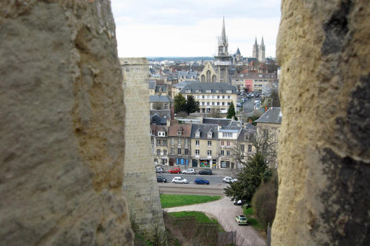 View from Chateau in Caen