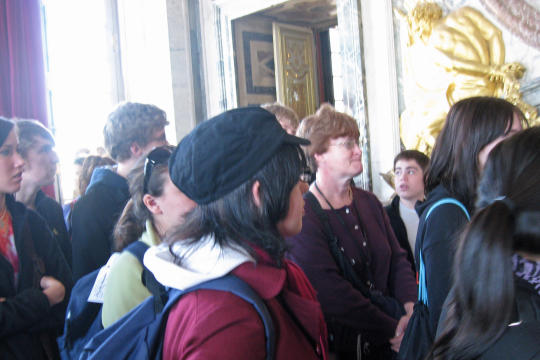 Hall of mirrors inside Palace at Versaille