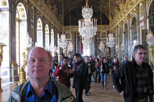 Al in Hall of mirrors inside Palace at Versaille